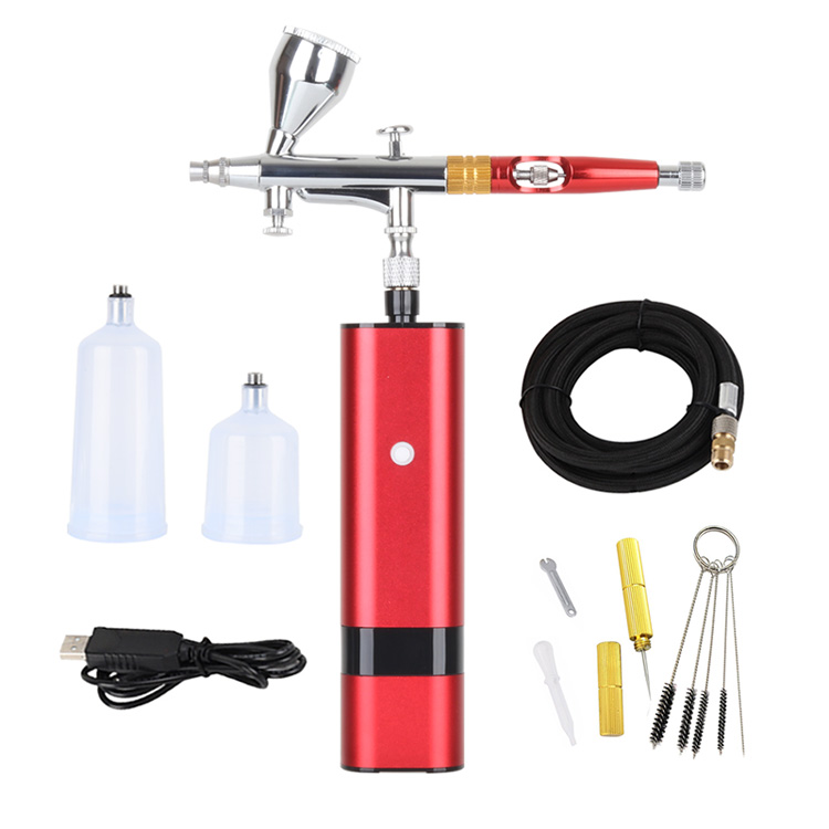 Airbrush Kit na may Pressure Regulator Airbrush Gun Cordless
