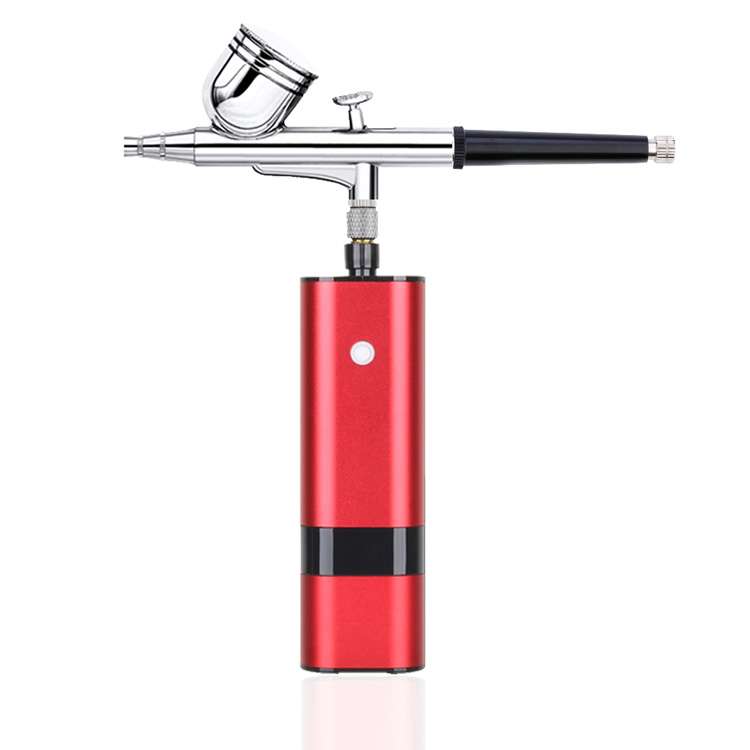 Cordless Airbrush Make Up Kit na may High Pressure Compressor